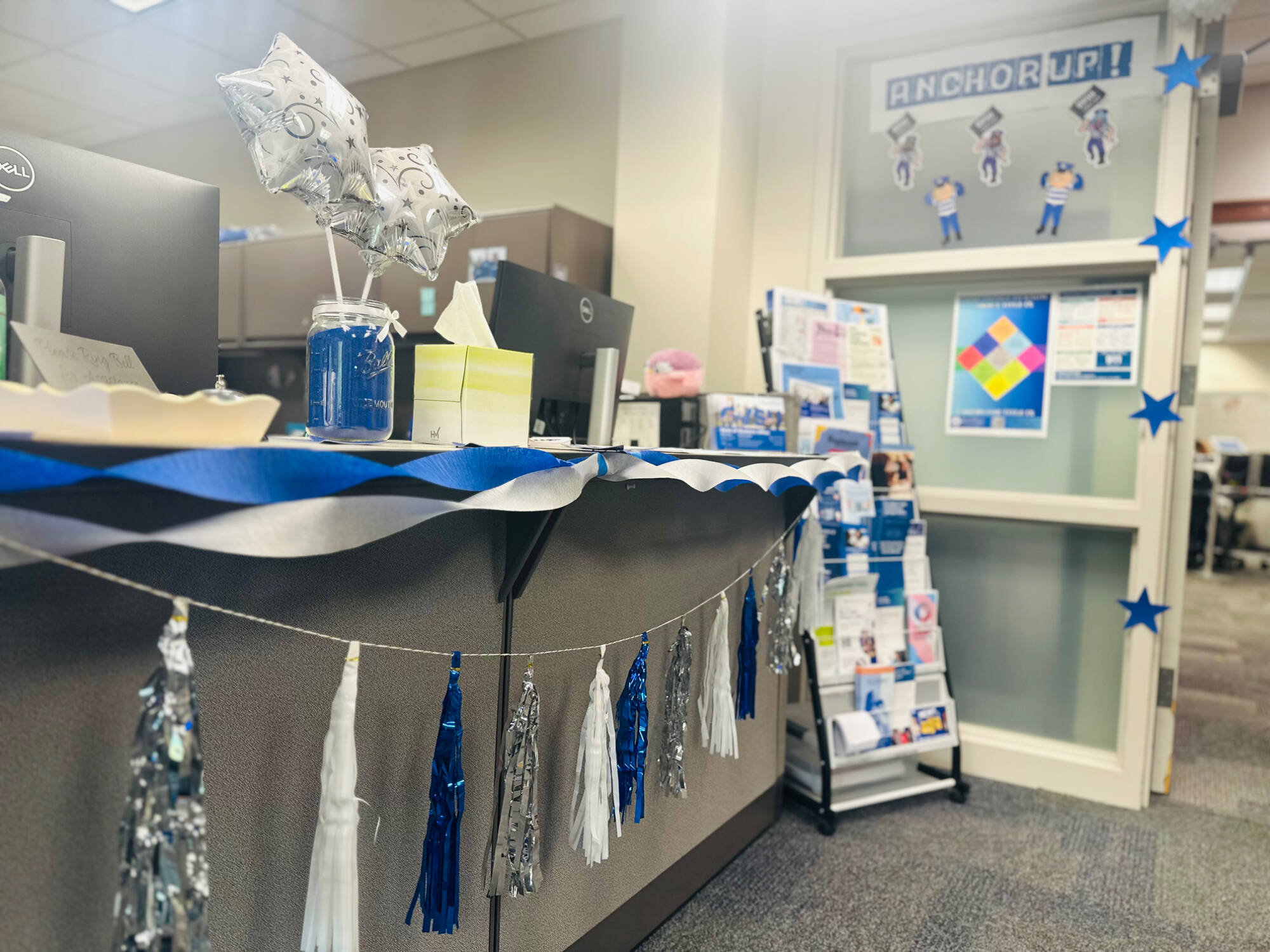 Photo of homecoming decorations